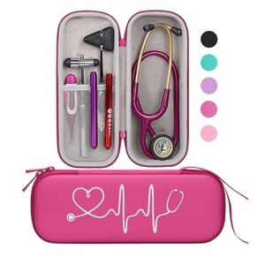 Raspberry Pink Travel Case Stethoscopes EMT trauma Tools New Case Only